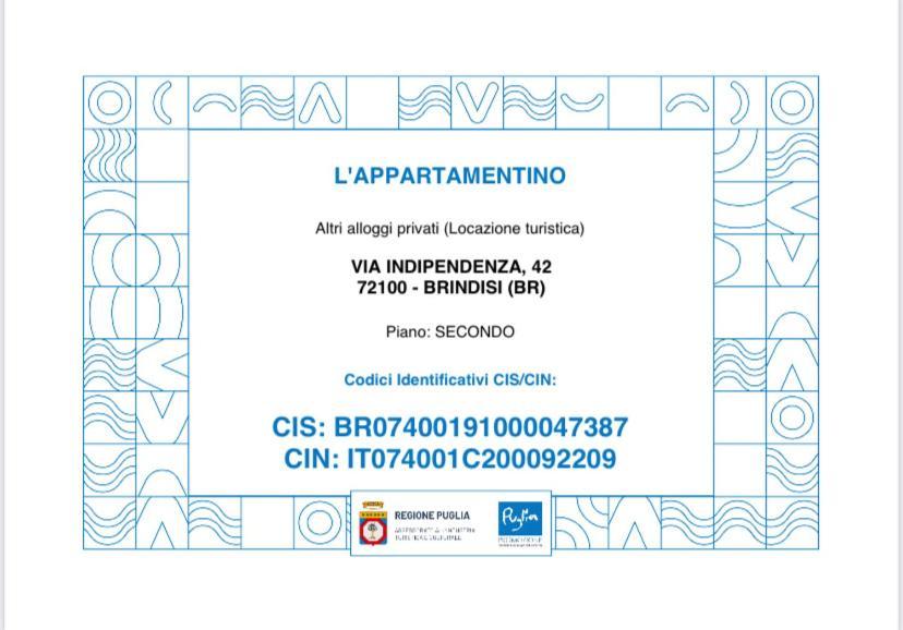 L'Appartamentino 布林迪西 外观 照片